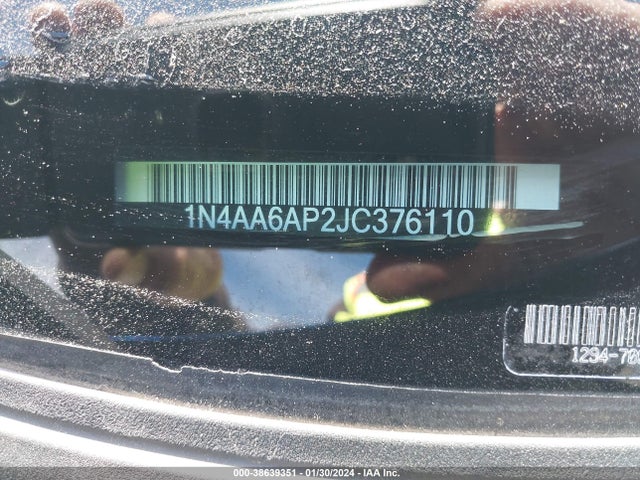 Nissan Maxima 3.5 Sv 2018 1N4AA6AP2JC376110 Image 9