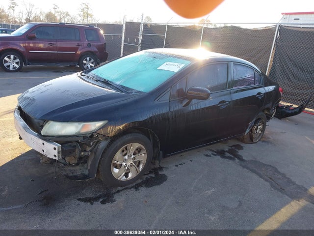 Honda Civic Lx 2015 2HGFB2F55FH552456 Image 2