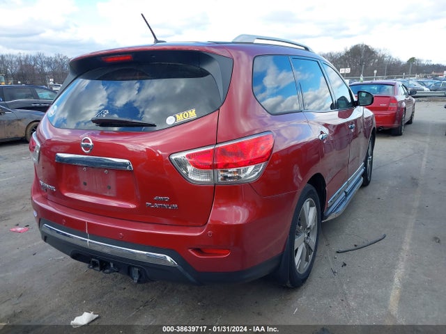 2014 NISSAN PATHFINDER PLATINUM VIN: 5N1AR2MM3EC641244
