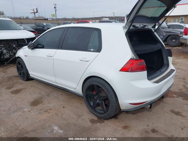 3VW4T7AU9FM032922 Volkswagen Golf Gti 2.0t Se 4-door