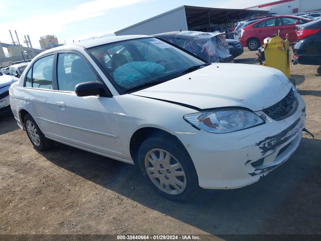 2005 HONDA CIVIC LX VIN: 2HGES16535H524529