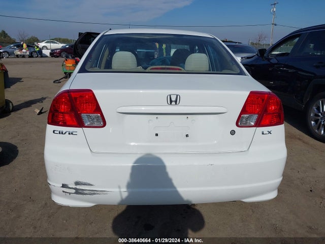 2005 HONDA CIVIC LX VIN: 2HGES16535H524529