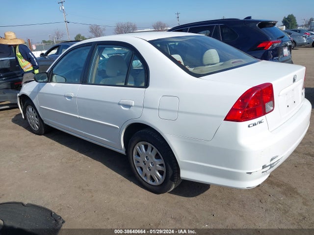 2005 HONDA CIVIC LX VIN: 2HGES16535H524529