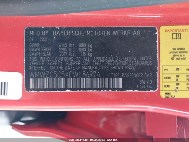 2012 MINI COOPER S COUNTRYMAN WMWZC5C5XCWL56974 Photo 8