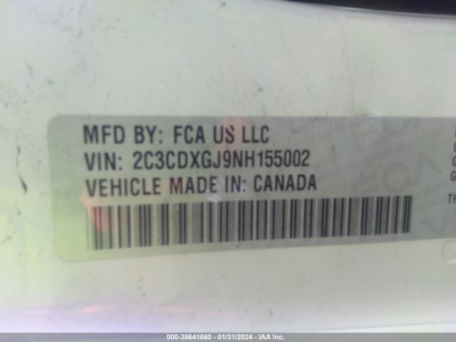 2C3CDXGJ9NH155002 Dodge Charger Scat Pack
