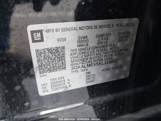 GMC Terrain Sle 2019 3GKALMEV5KL115811 Image 9