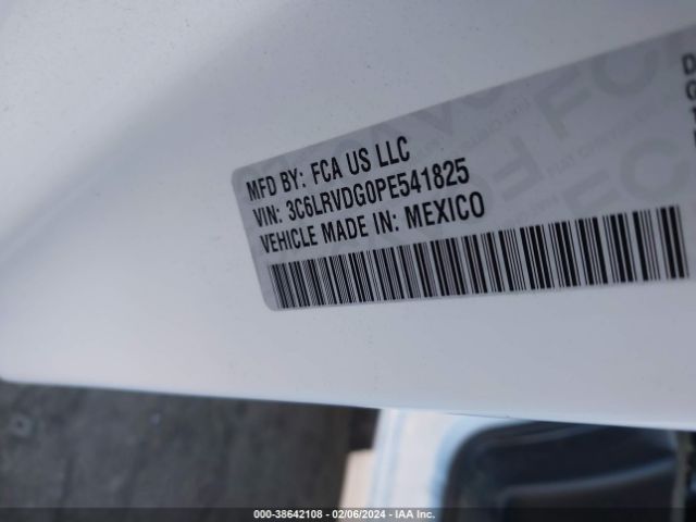 3C6LRVDG0PE541825 RAM Promaster 2500 High Roof 159 Wb