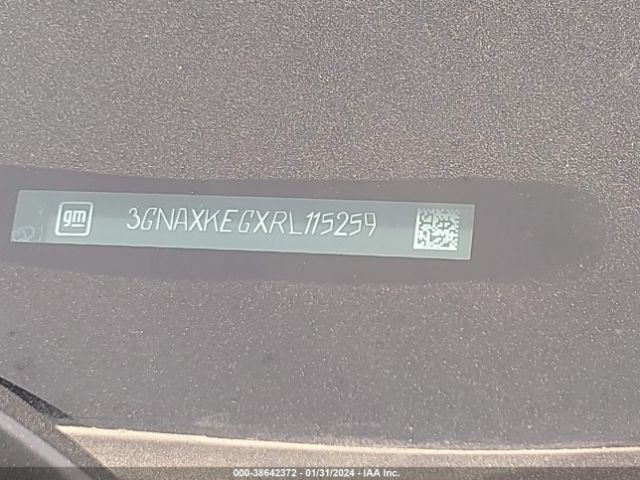 3GNAXKEGXRL115259 Chevrolet Equinox Fwd Lt