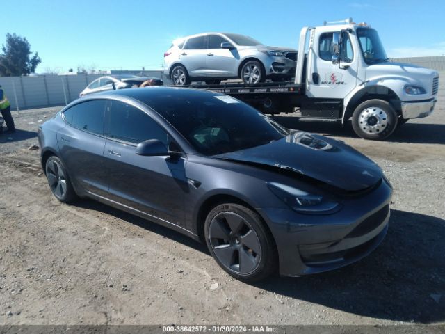 Tesla Model 3 Standard Range Plus Rear-wheel Drive 2021 5YJ3E1EA6MF992450 Image 1