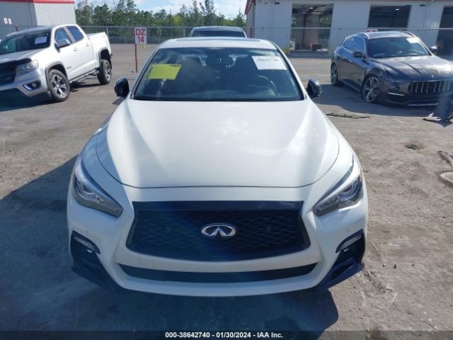 JN1FV7DP7PM570370 Infiniti Q50 Red Sport 400