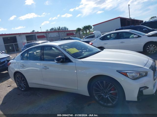 JN1FV7DP7PM570370 Infiniti Q50 Red Sport 400