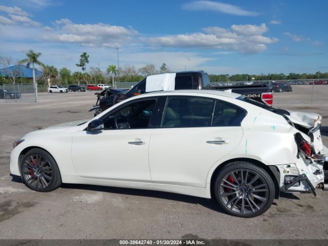 JN1FV7DP7PM570370 Infiniti Q50 Red Sport 400