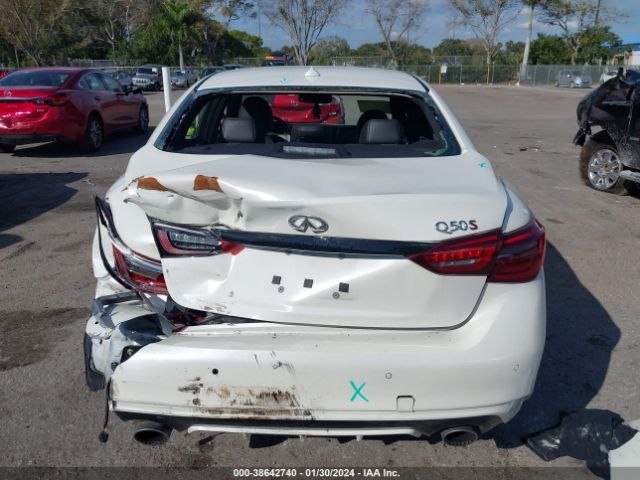 JN1FV7DP7PM570370 Infiniti Q50 Red Sport 400