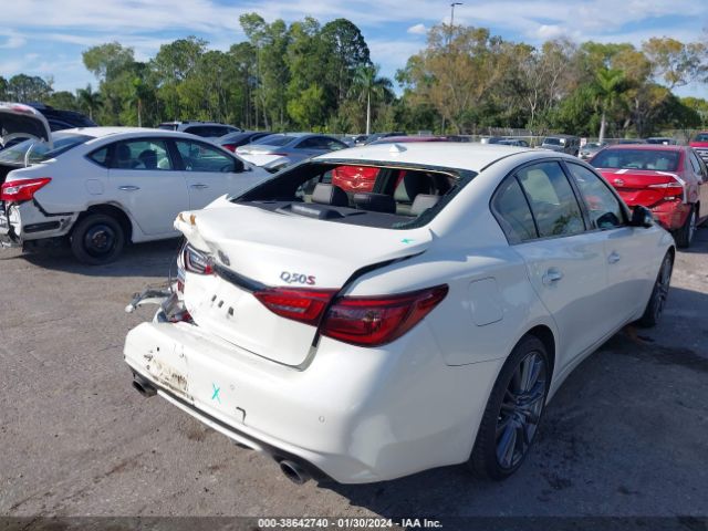 JN1FV7DP7PM570370 Infiniti Q50 Red Sport 400