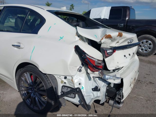 JN1FV7DP7PM570370 Infiniti Q50 Red Sport 400