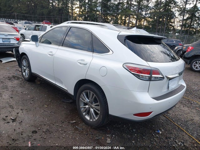 2013 LEXUS RX 350 VIN: 2T2BK1BA6DC207532