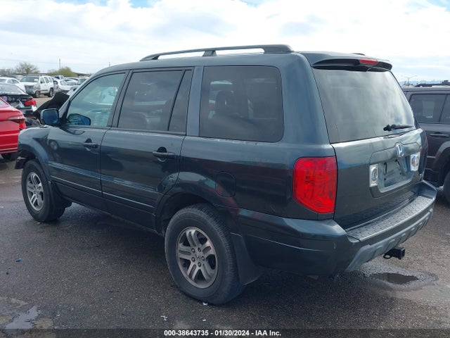 2004 HONDA PILOT EX-L VIN: 2HKYF18624H524243