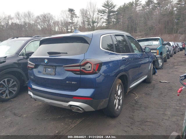 2022 BMW X3 XDRIVE30I VIN: WBX57DP04NN160989
