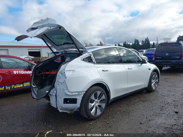 2021 TESLA MODEL Y LONG RANGE DUAL MOTOR ALL-WHEEL DRIVE VIN: 5YJYGDEE2MF202372