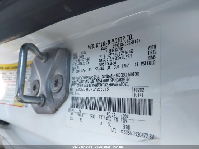 Ford Transit Connect Xlt 2016 NM0GE9F77G1265315 Image 9