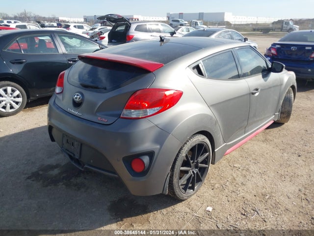 Hyundai Veloster Turbo W/black 2014 KMHTC6AEXEU201448 Image 4