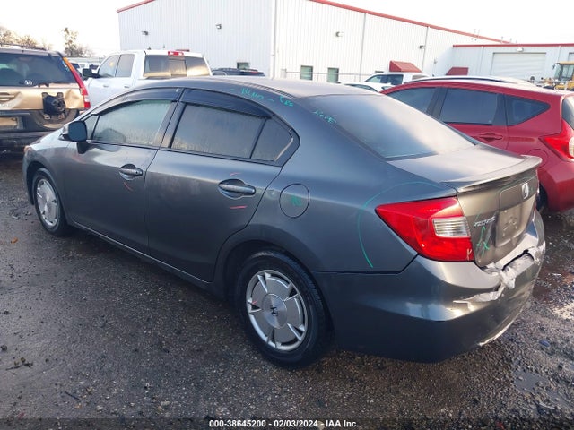 2012 HONDA CIVIC HF VIN: 2HGFB2F64CH576607