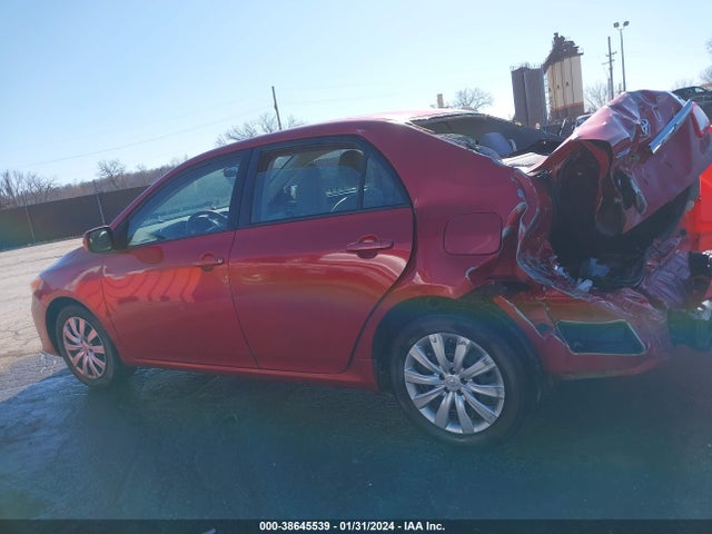 2012 TOYOTA COROLLA LE VIN: 2T1BU4EE2CC825654
