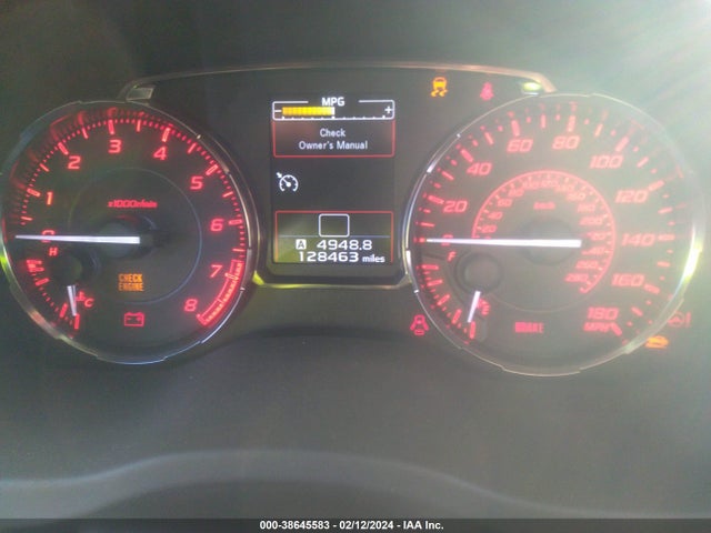 2015 Subaru Wrx მანქანა იყიდება აუქციონზე, vin: JF1VA1A68F9831638, აუქციონის ნომერი: 38645583