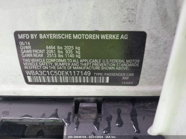 2014 BMW 328I WBA3C1C50EK117149 Photo 8
