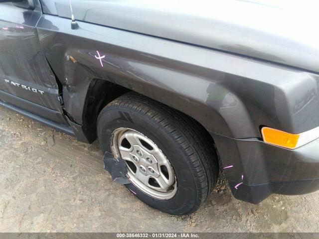 1C4NJRBB9HD196210 Jeep Patriot Sport 4x4