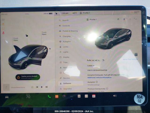 2023 TESLA MODEL 3 5YJ3E1EA6PF642126 Photo 6
