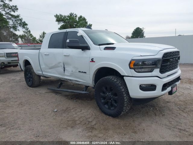 2022 Ram 2500 Limited Mega Cab 4x4 6'4 Box მანქანა იყიდება აუქციონზე, vin: 3C6UR5TL1NG373519, აუქციონის ნომერი: 38646455