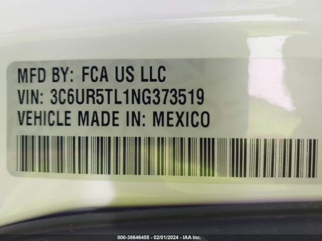 3C6UR5TL1NG373519 RAM 2500 Limited Mega Cab 4x4 6'4 Box
