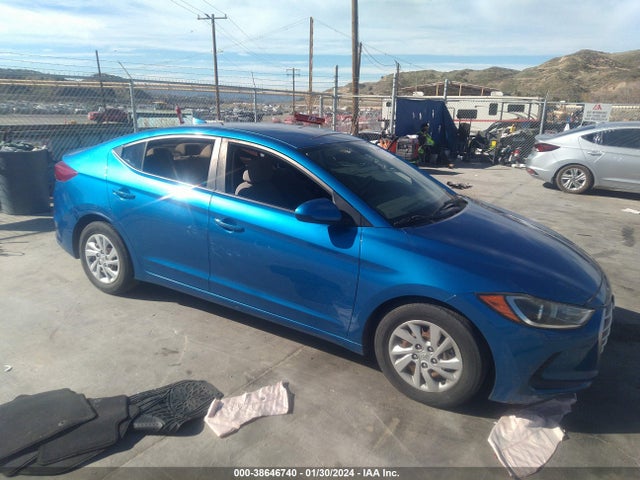 2017 HYUNDAI ELANTRA SE VIN: 5NPD74LF9HH156461