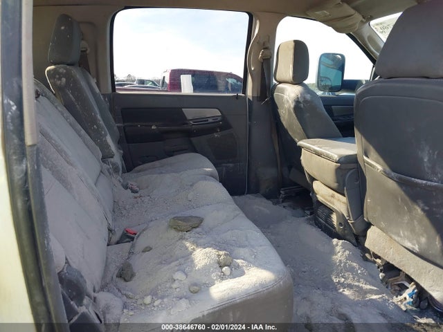 2007 DODGE RAM 2500 SLT VIN: 3D7KS29C37G725230