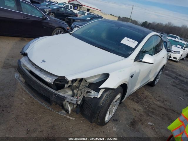 2022 TESLA MODEL Y 7SAYGDEE0NF445781 Photo 1