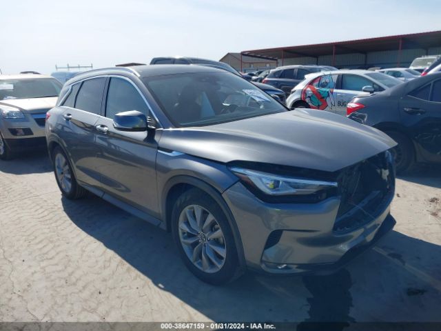 38647159 :رقم المزاد ، 3PCAJ5BA3MF113131 vin ، 2021 Infiniti Qx50 Luxe مزاد بيع