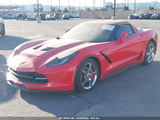 Chevrolet CORVETTE STINGRAY 2014 1G1YF3D70E5114870 Image 2