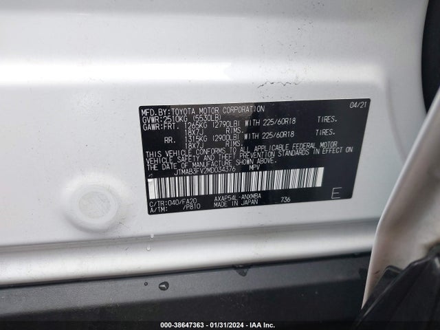 Toyota Rav4 Prime Se 2021 JTMAB3FV2MD034376 Image 9