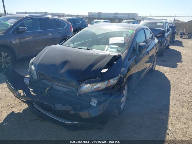 Honda Civic Lx 2014 2HGFB2F58EH502309 Image 2