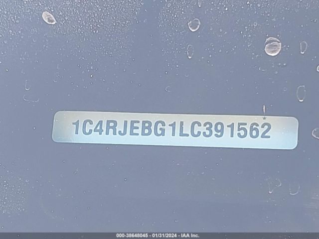 1C4RJEBG1LC391562 Jeep Grand Cherokee Limited 4x2