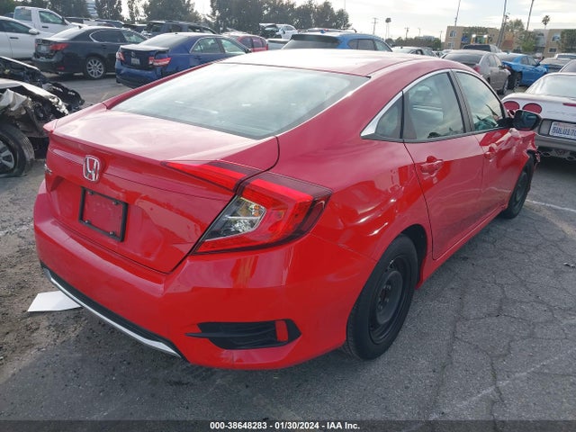 Honda Civic Lx 2020 2HGFC2F69LH507327 Image 4