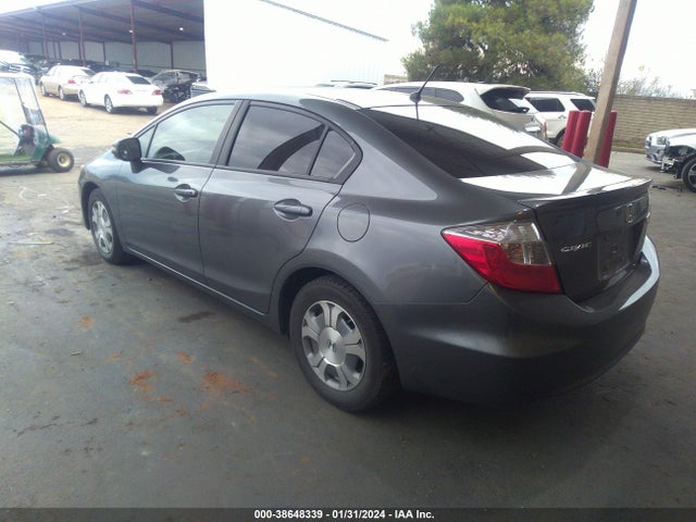 2012 HONDA CIVIC HYBRID VIN: JHMFB4F24CS003365