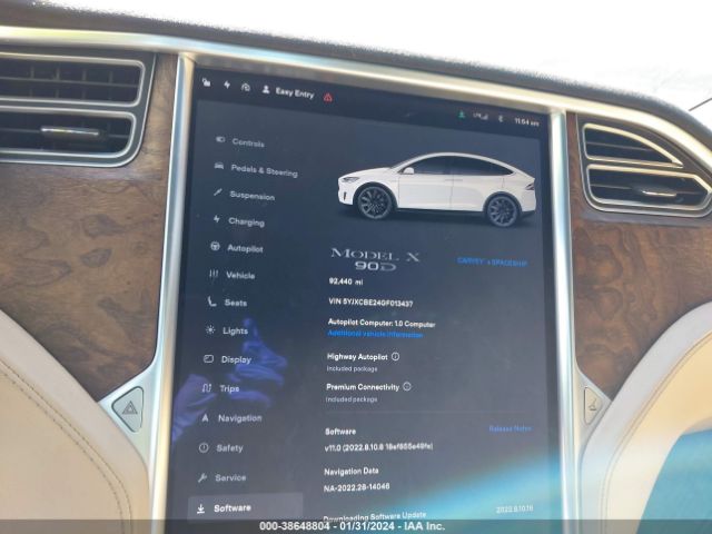 5YJXCBE24GF013437 Tesla Model X 60d/70d/75d/90d/p100d