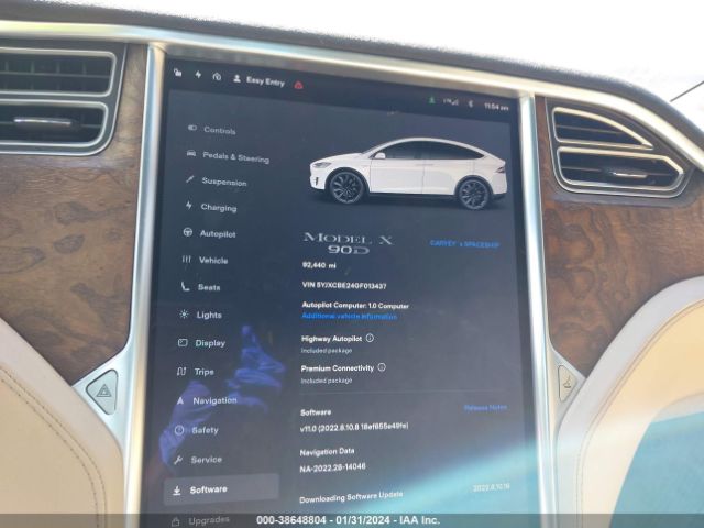 5YJXCBE24GF013437 Tesla Model X 60d/70d/75d/90d/p100d