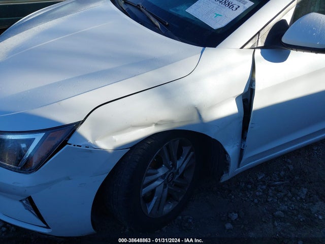 2020 HYUNDAI ELANTRA SEL VIN: 5NPD84LF2LH539051
