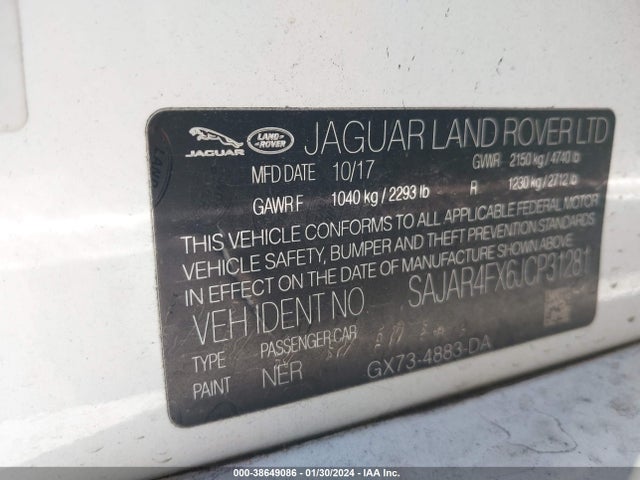 2018 JAGUAR XE SAJAR4FX6JCP31281 Photo 8