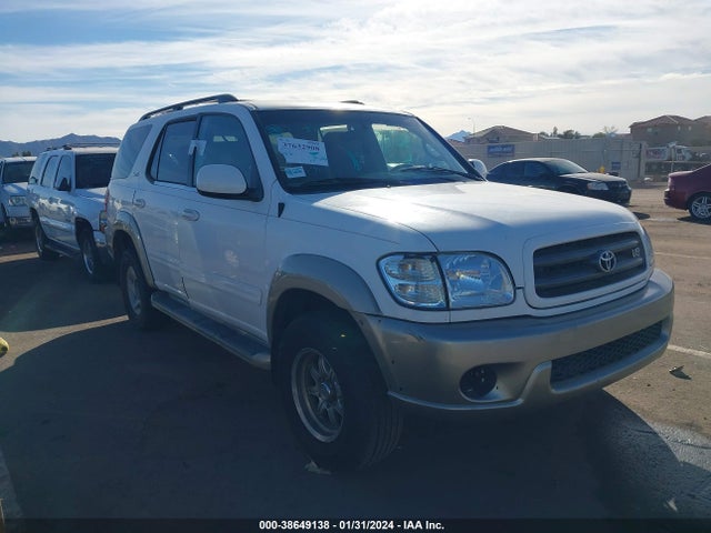 2001 TOYOTA SEQUOIA SR5 V8 VIN: 5TDBT44A81S019713