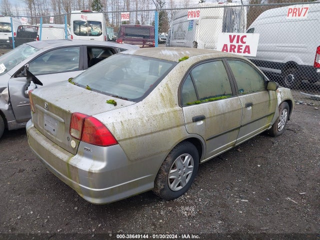 2005 HONDA CIVIC DX VIN: 2HGES15125H502701