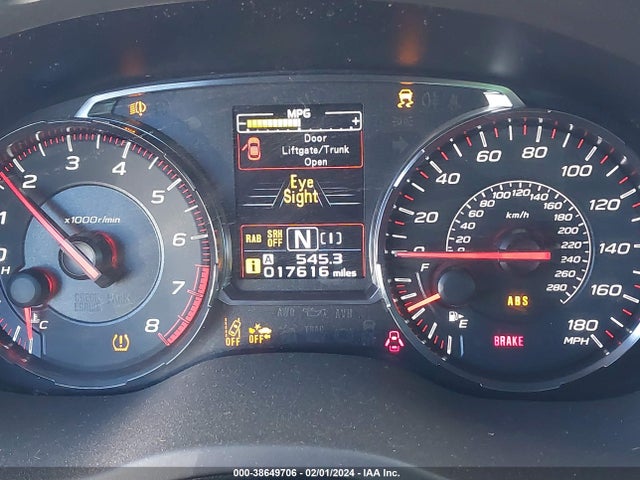 Subaru Wrx Limited 2018 JF1VA1L62J8828925 Image 7